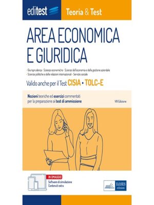 cover image of EBOOK- Area economica e giuridica Teoria&Test